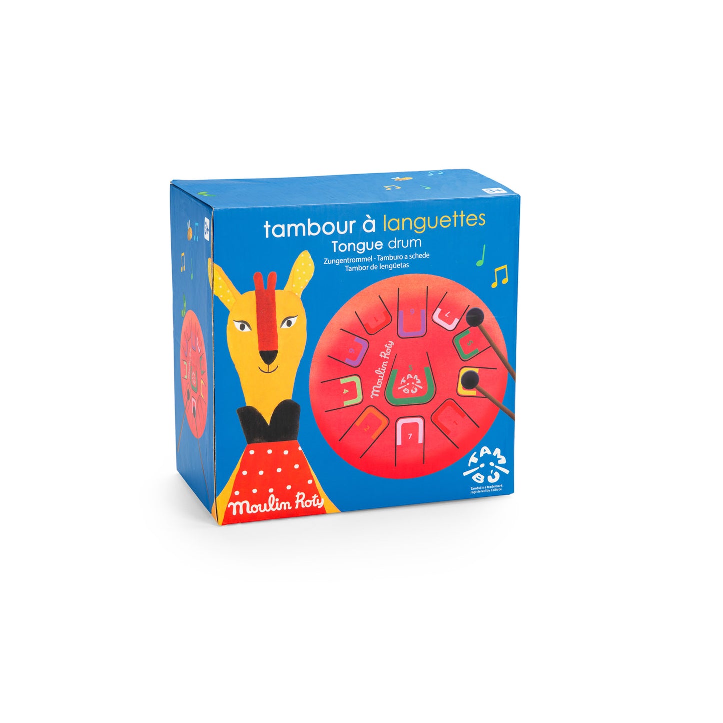 Tambú grande vermelho