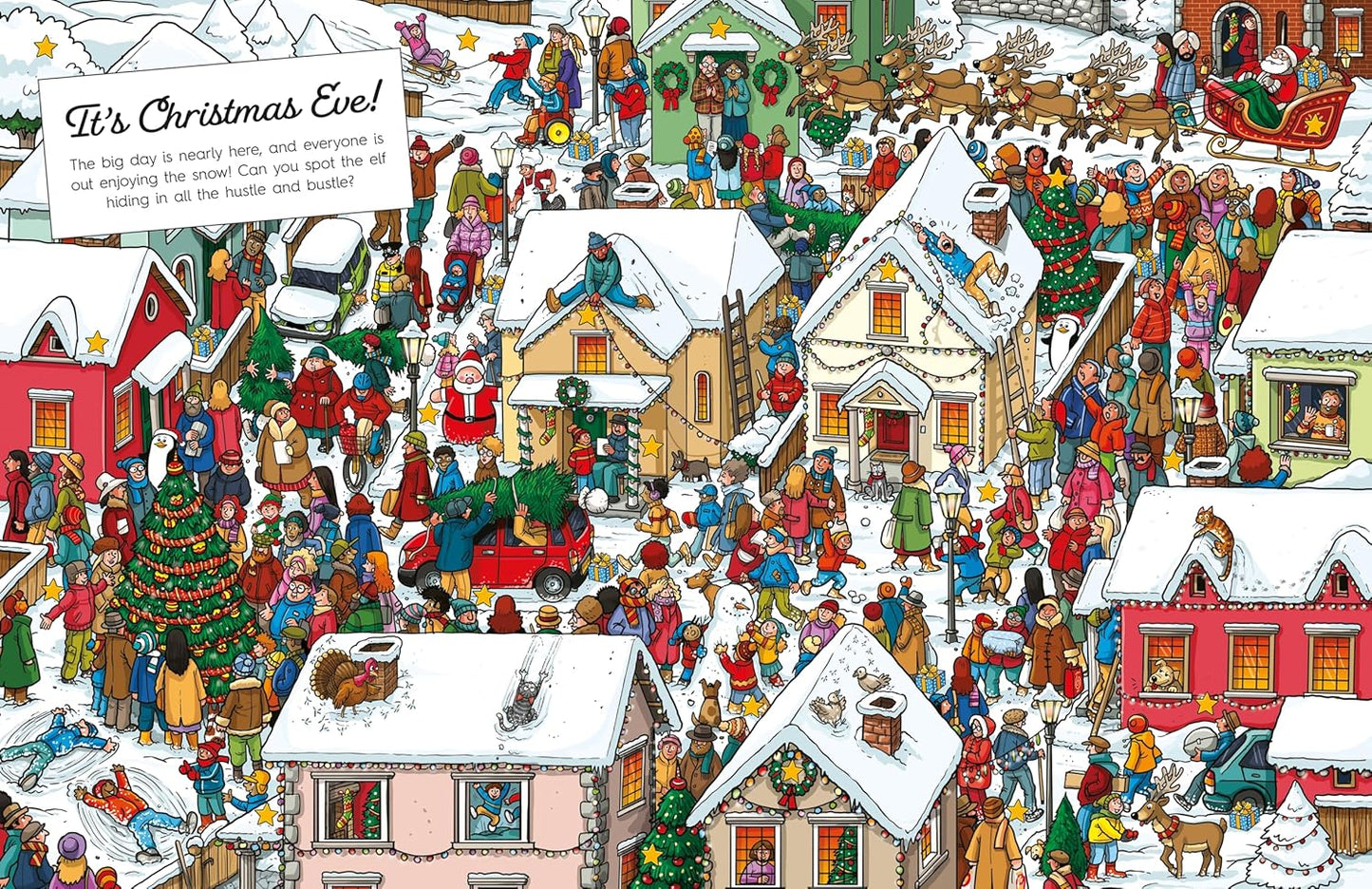 Where's the Christmas Elf? A Search-and-Find Book