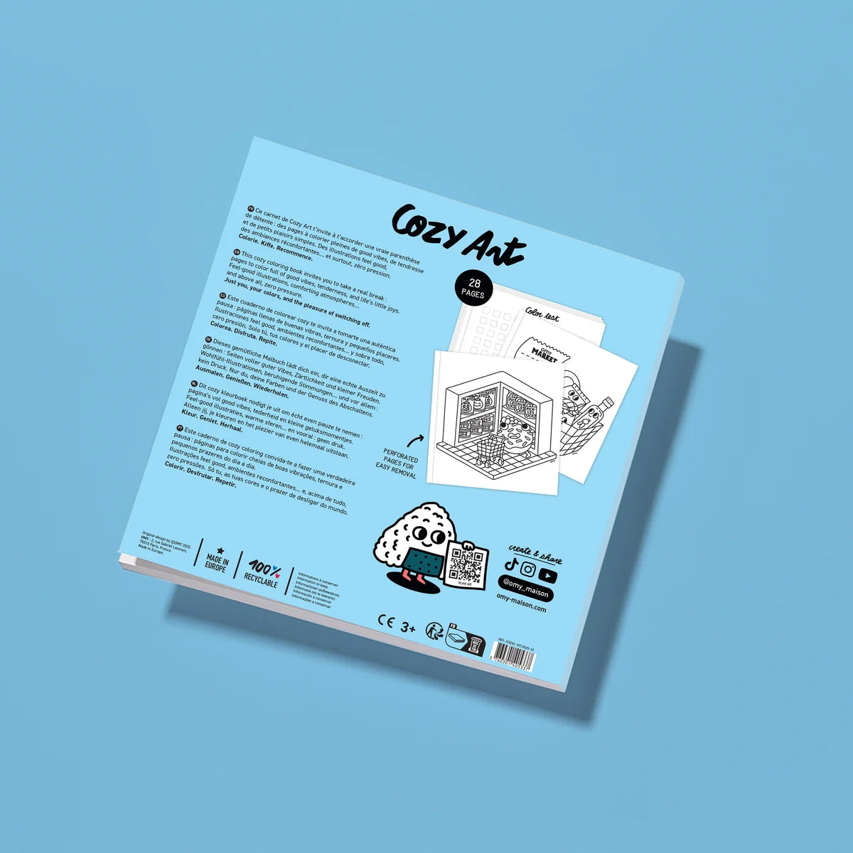 Livro para colorir - Cozy Art Super market