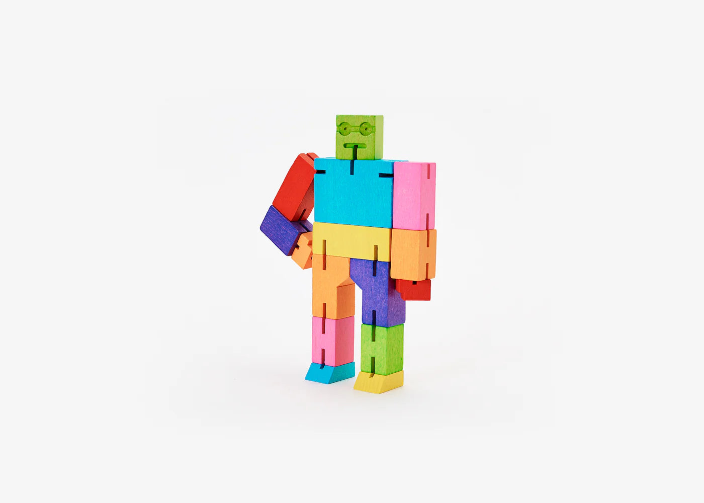 Robô de madeira Multicolor - Micro ou Small