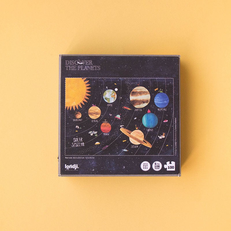 Puzzle 100 pieces - Discover The Planets, Pocket