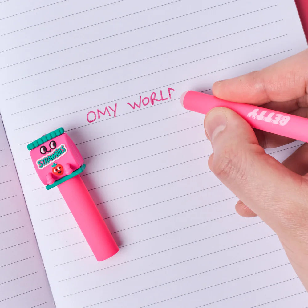 Caneta apagável Pen Buddies - Betty (tinta rosa)