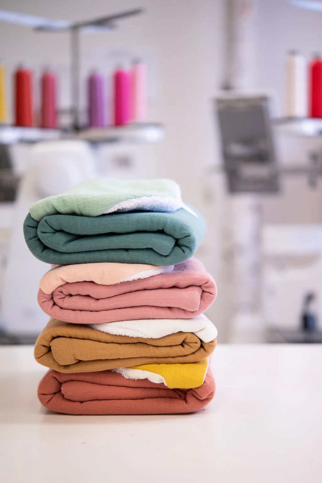 Changing mat Blue/Terracotta (Copy)