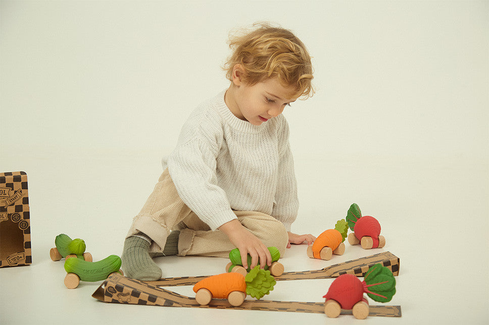 Carro e mordedor para bebés - Cathy a Cenoura