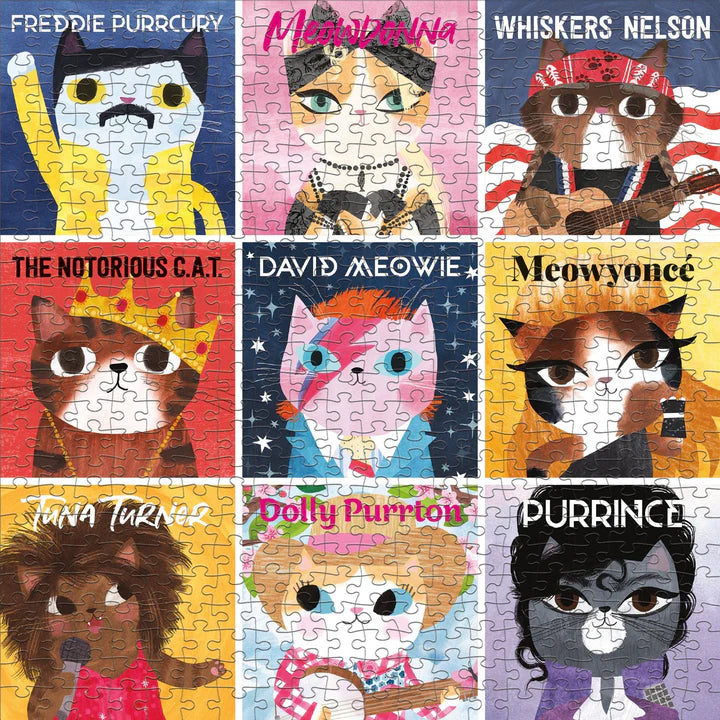 Puzzle 500 peças - Music Cats