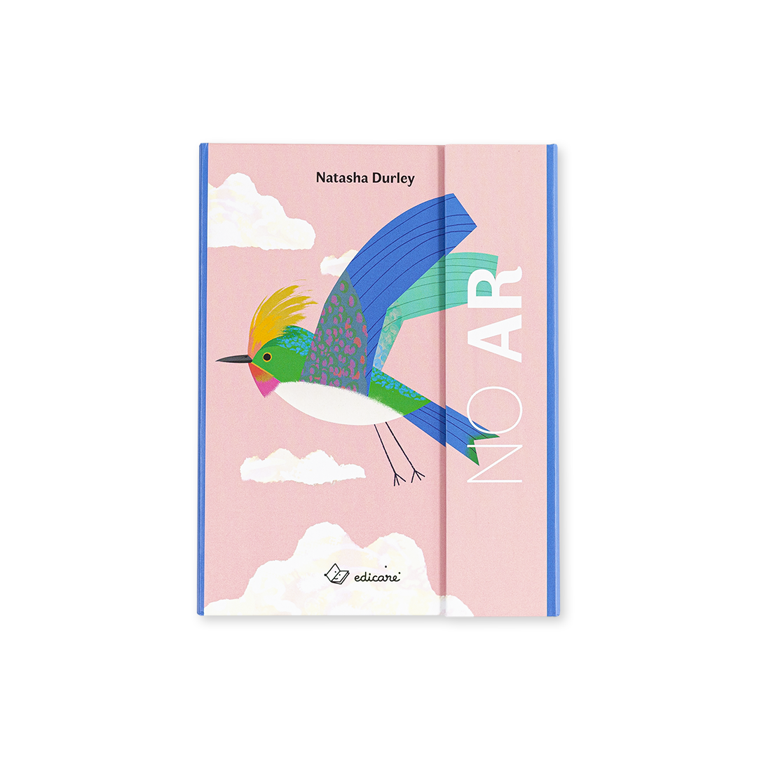 No ar - Livro acordeão