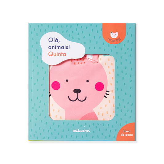 Olá, animais da quinta! (livro de pano)