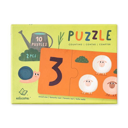 Puzzle 2 peças - Contar