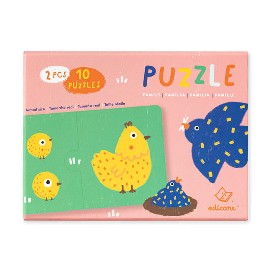 Puzzle 2 peças - Família