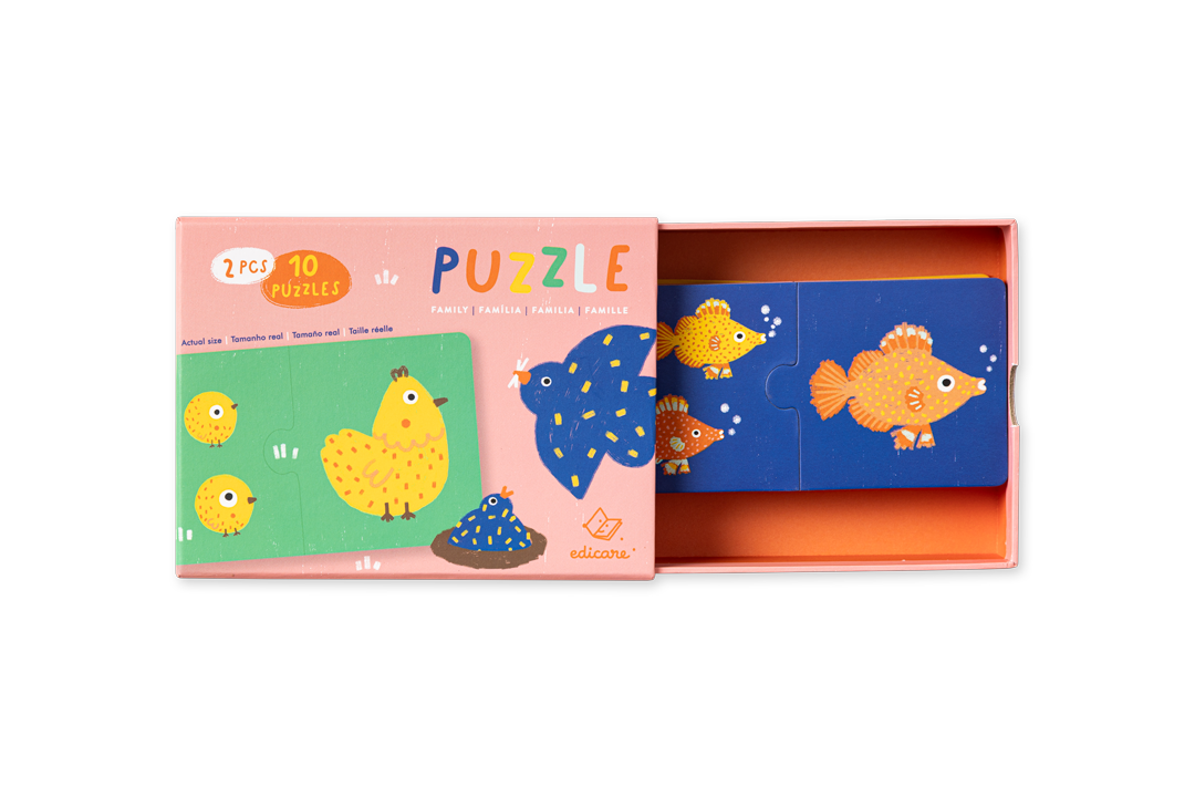Puzzle 2 peças - Família