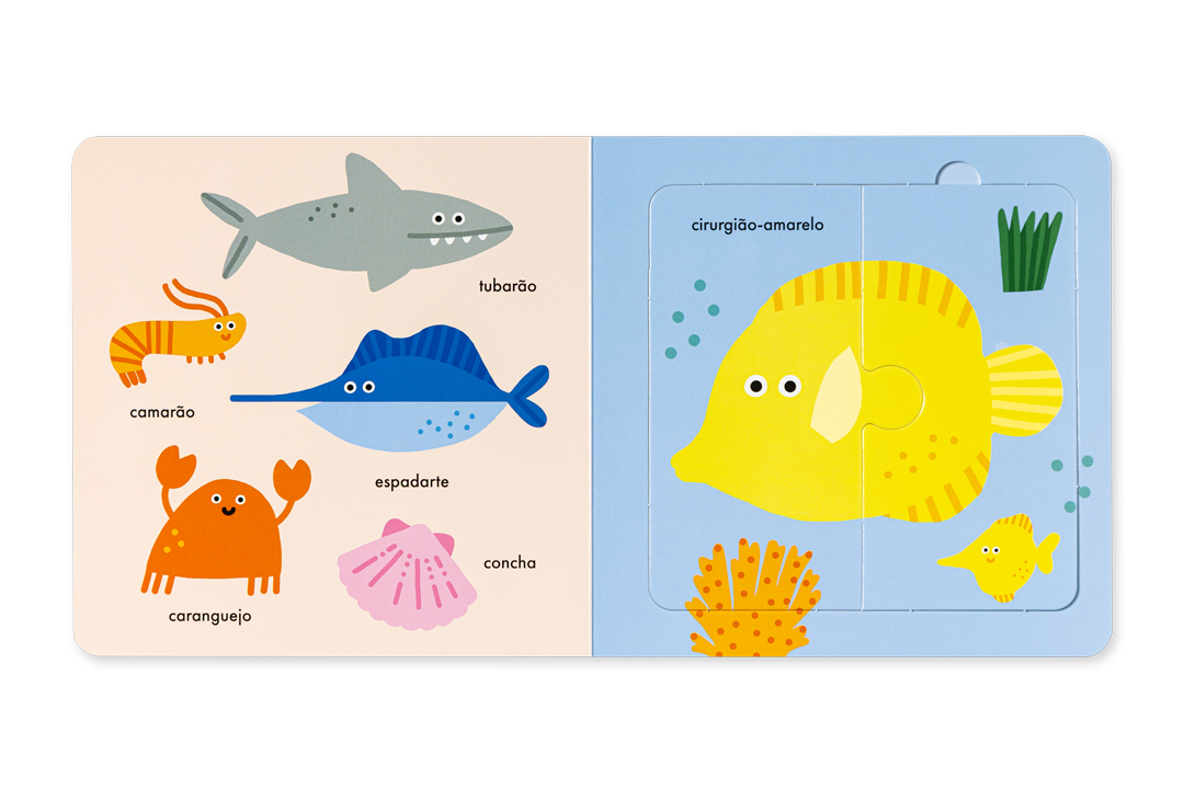 Livro-Puzzle - Oceano