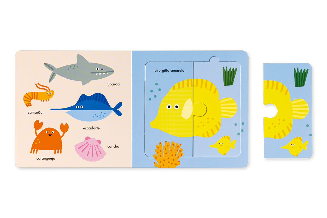 Livro-Puzzle - Oceano