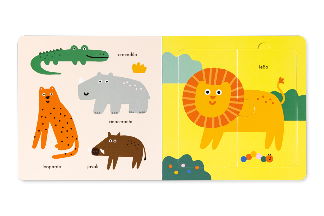 Livro-Puzzle - Savana