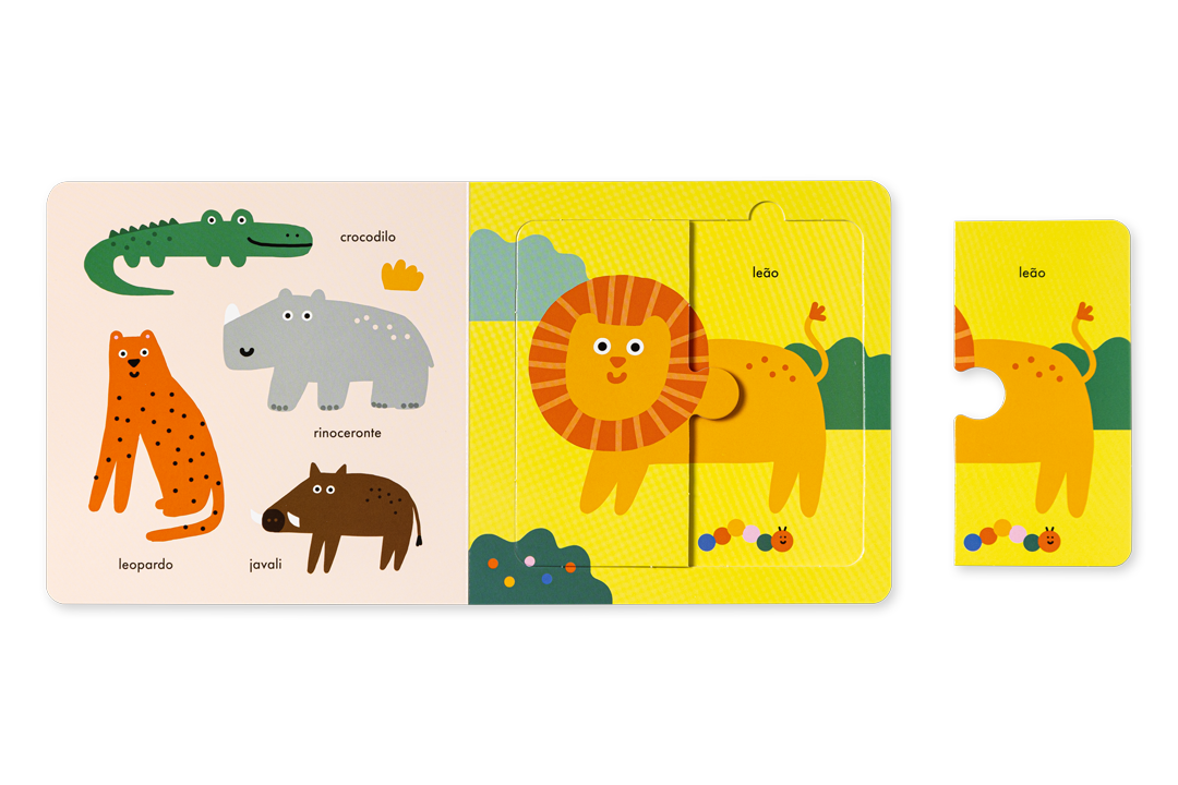 Livro-Puzzle - Savana