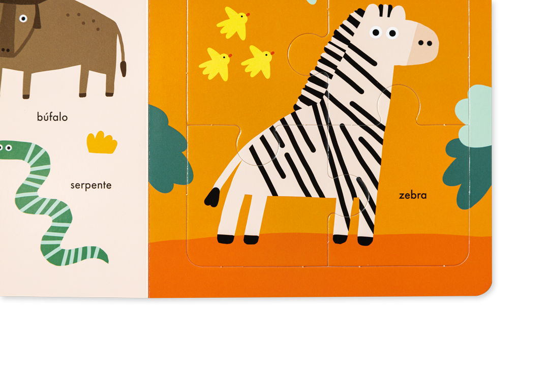 Livro-Puzzle - Savana