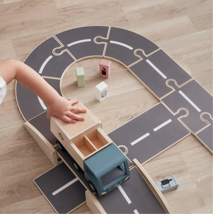 Wooden car track