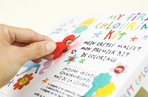 O meu primeiro kit de colorir - Unicórnios