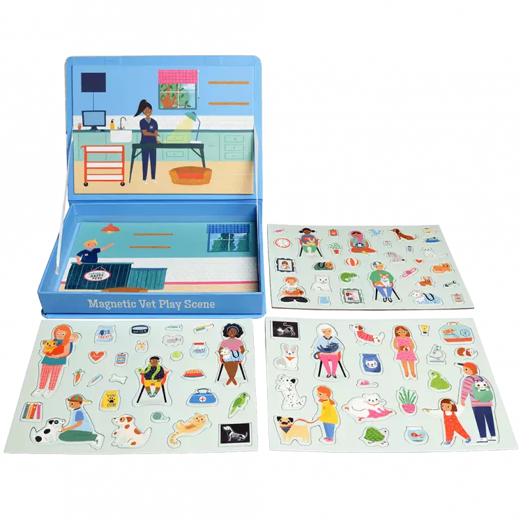 Set de jogo magnético - Clínica veterinária