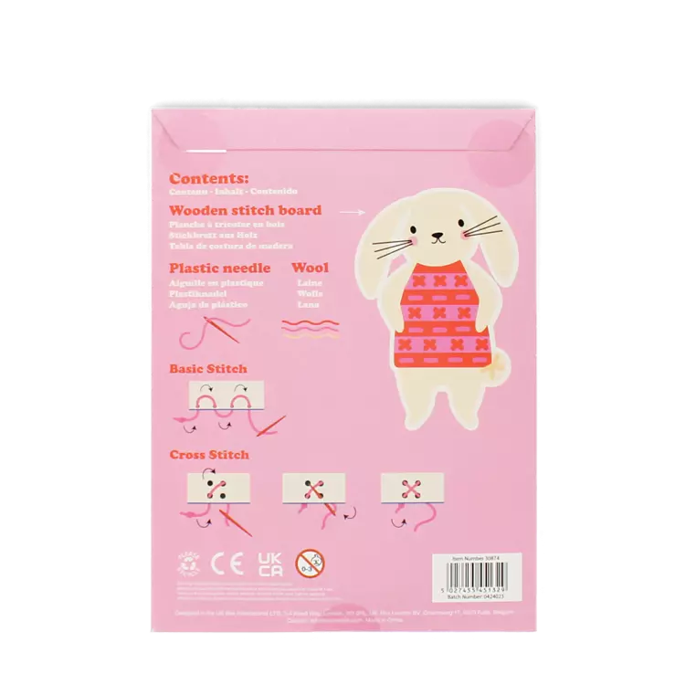 Kit de costura - Coelho de madeira