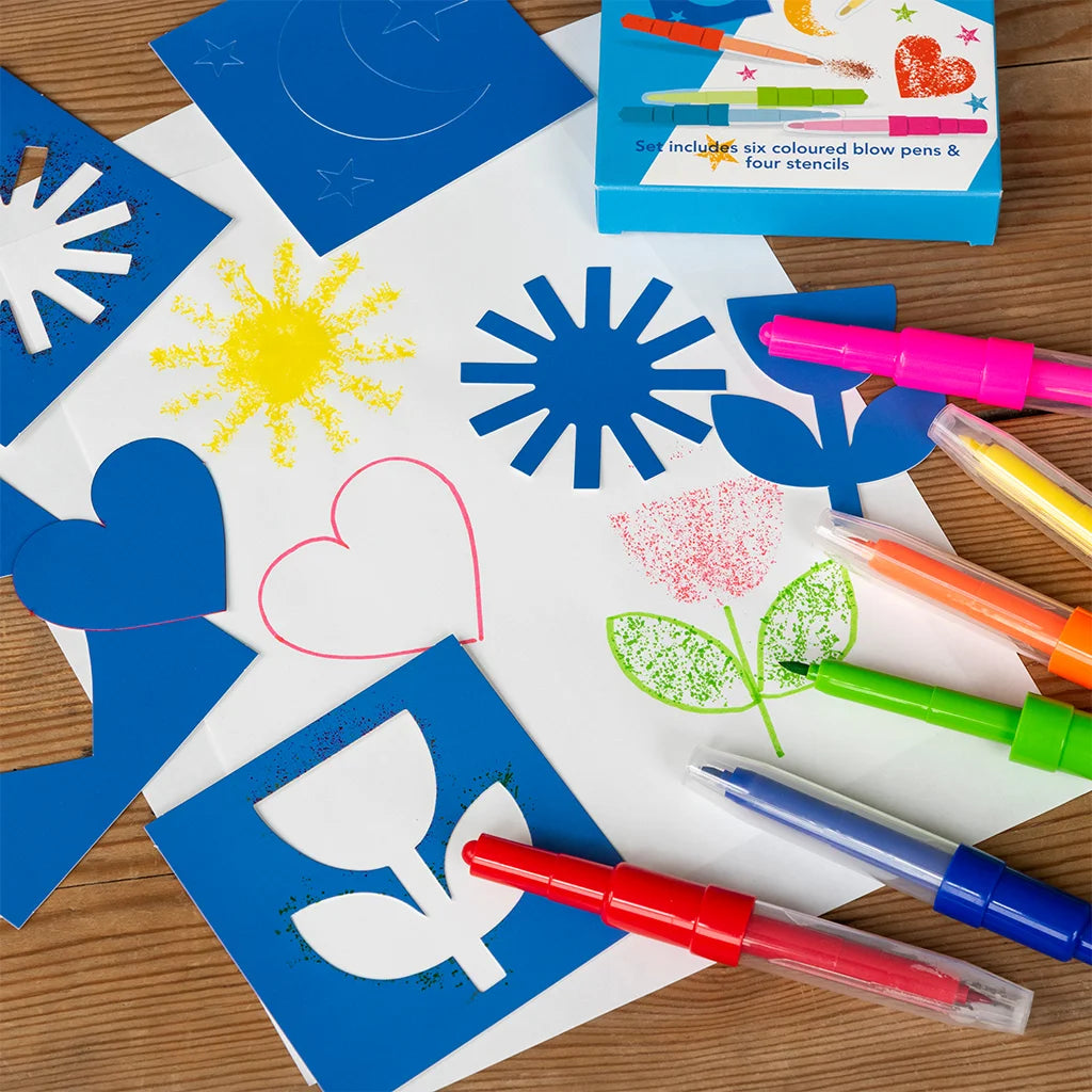 Canetas de sopro mágicas - Rainbow