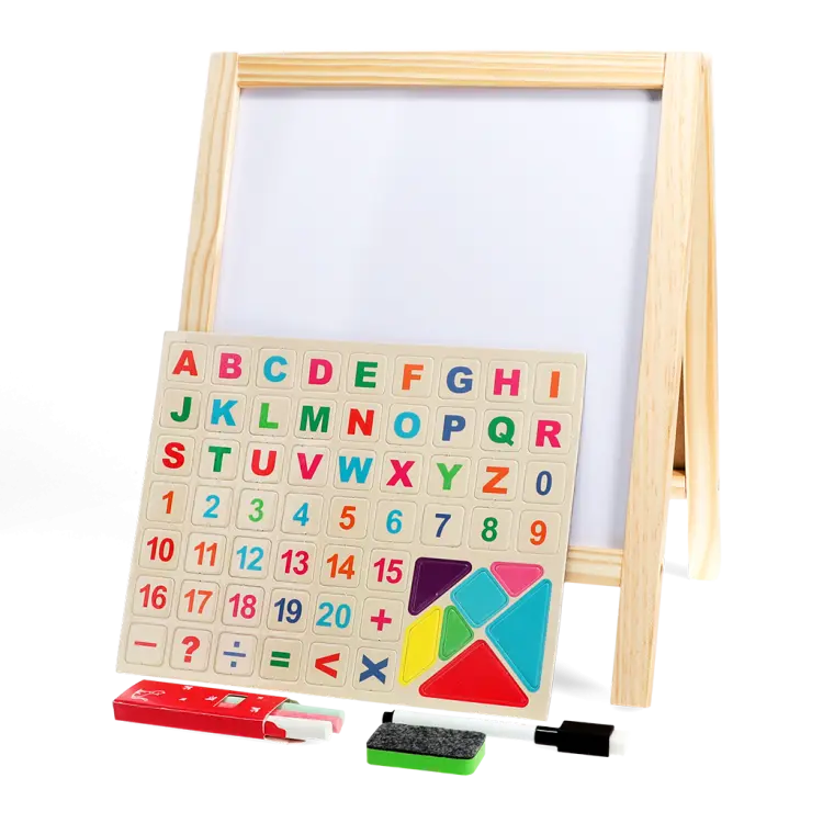 Quadro de mesa com cavalete - dupla face