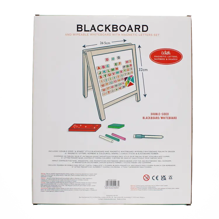 Quadro de mesa com cavalete - dupla face