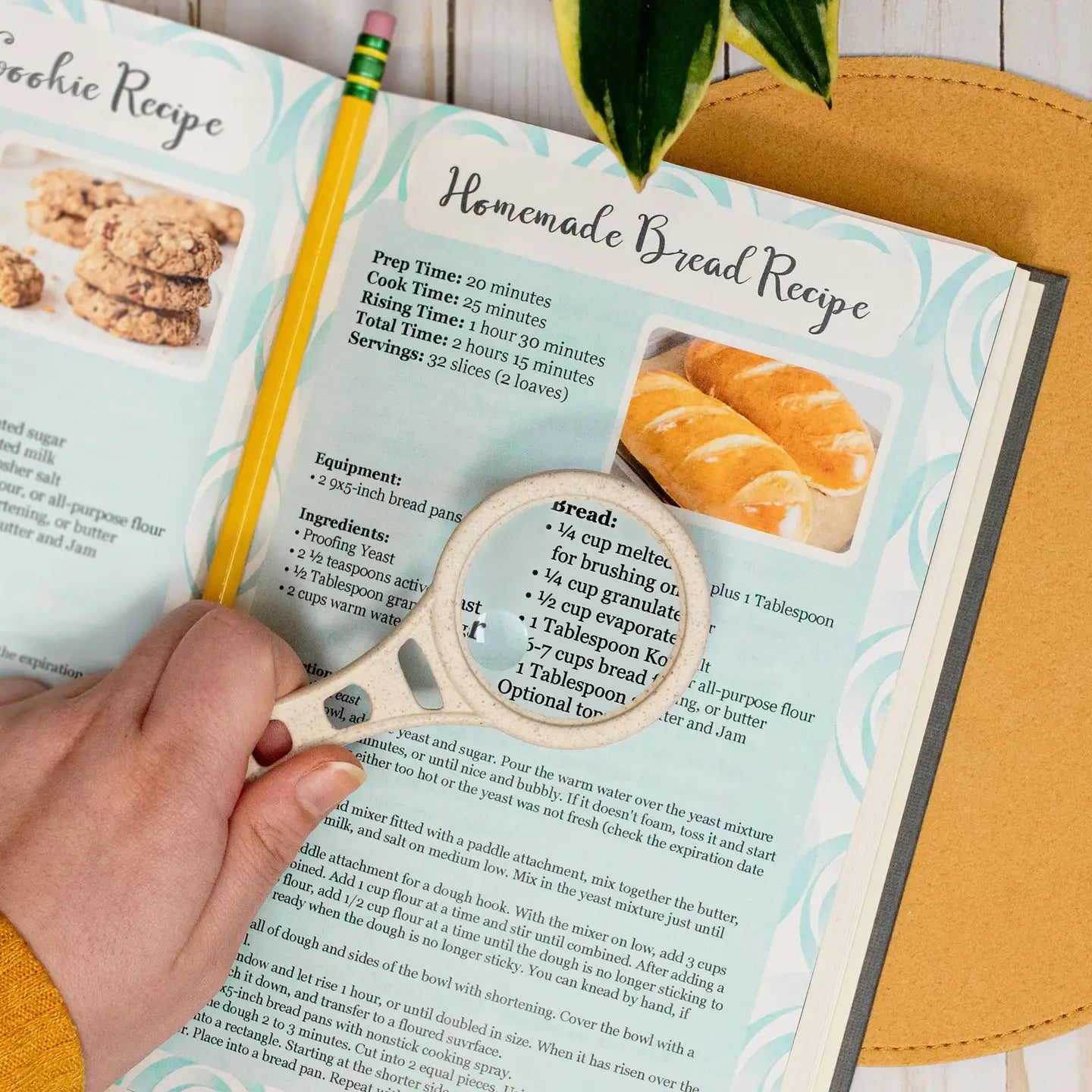 Mini Lupa de trigo magnética