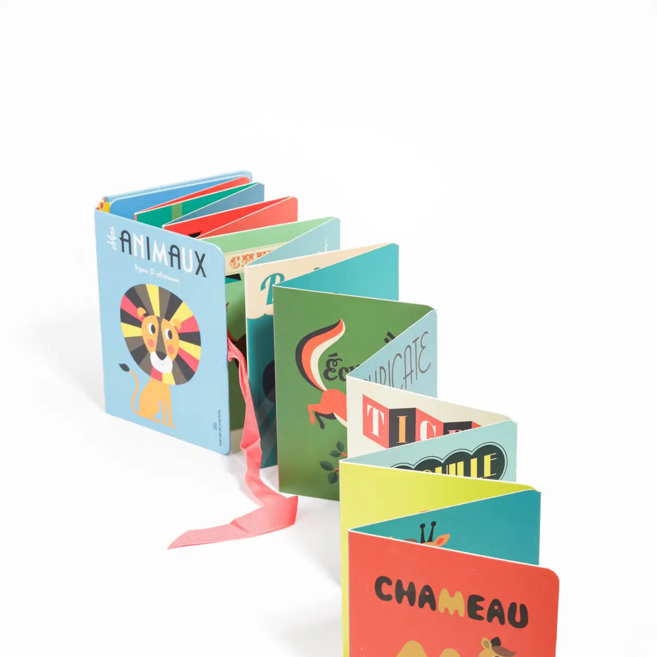 Livro acordeão - Animaux