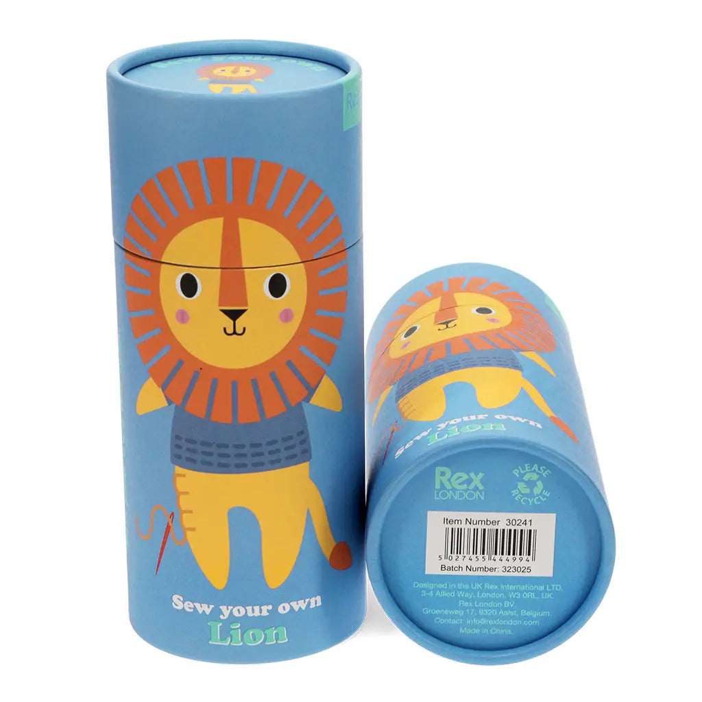 Kit de costura em feltro - Leão