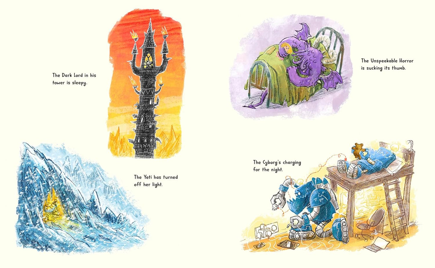 Sleep tight, disgusting blob