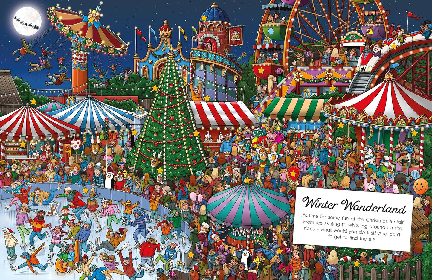 Where's the Christmas Elf? A Search-and-Find Book