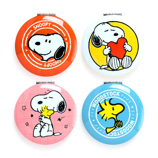 Espelho Compacto Peanuts Snoppy & Woodstock (várias opções)