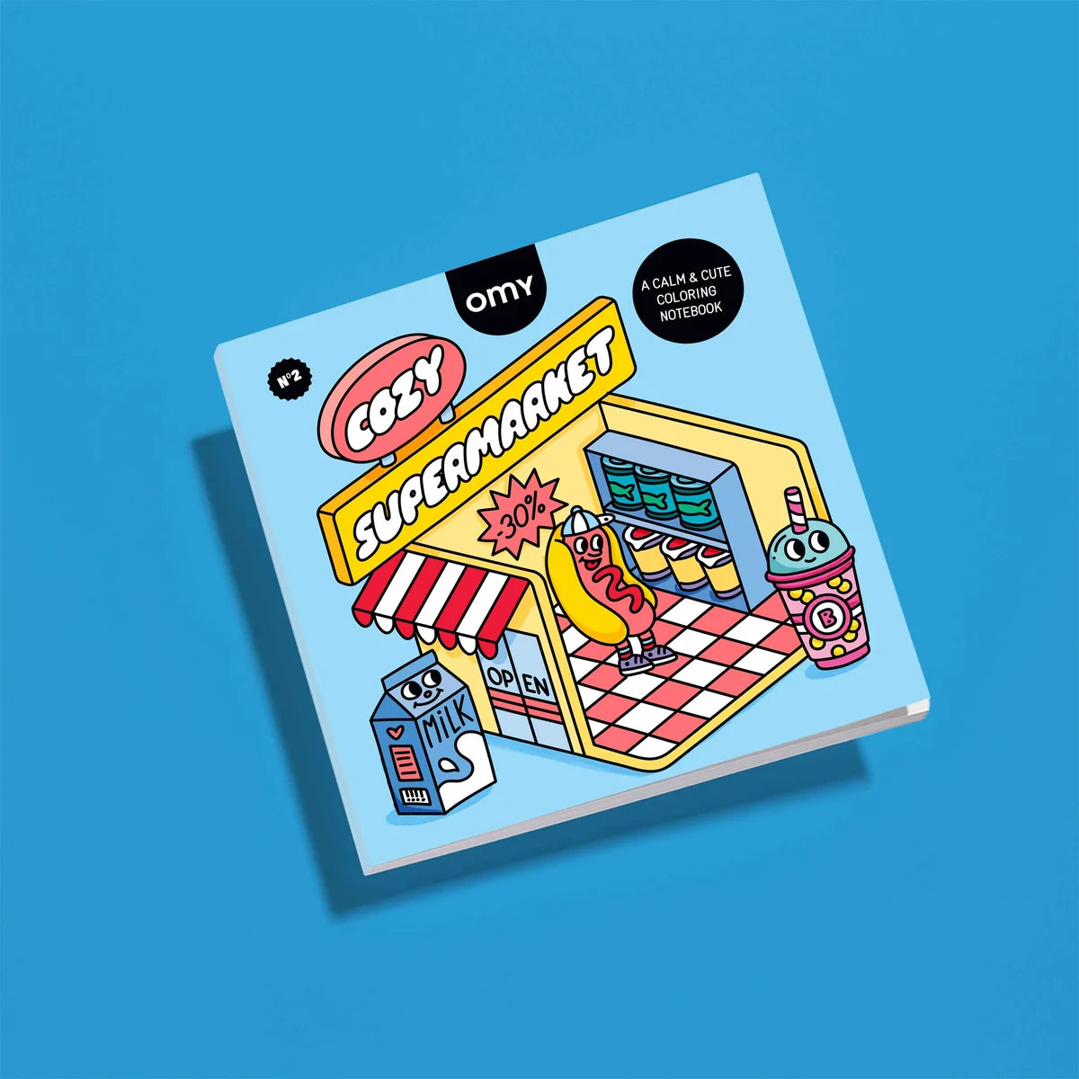 Livro para colorir - Cozy Art Super market