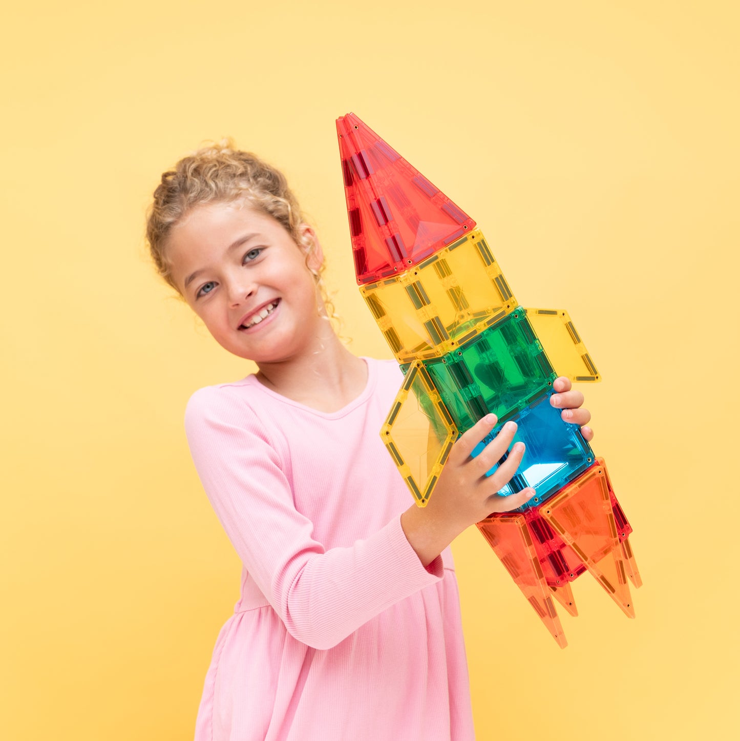 Blocos de construção magnéticos - Light Rocket Pack 30 pc