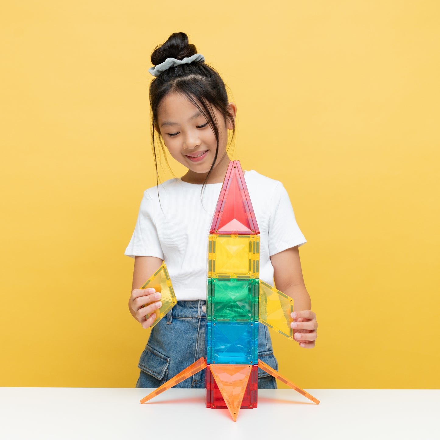 Blocos de construção magnéticos - Light Rocket Pack 30 pc