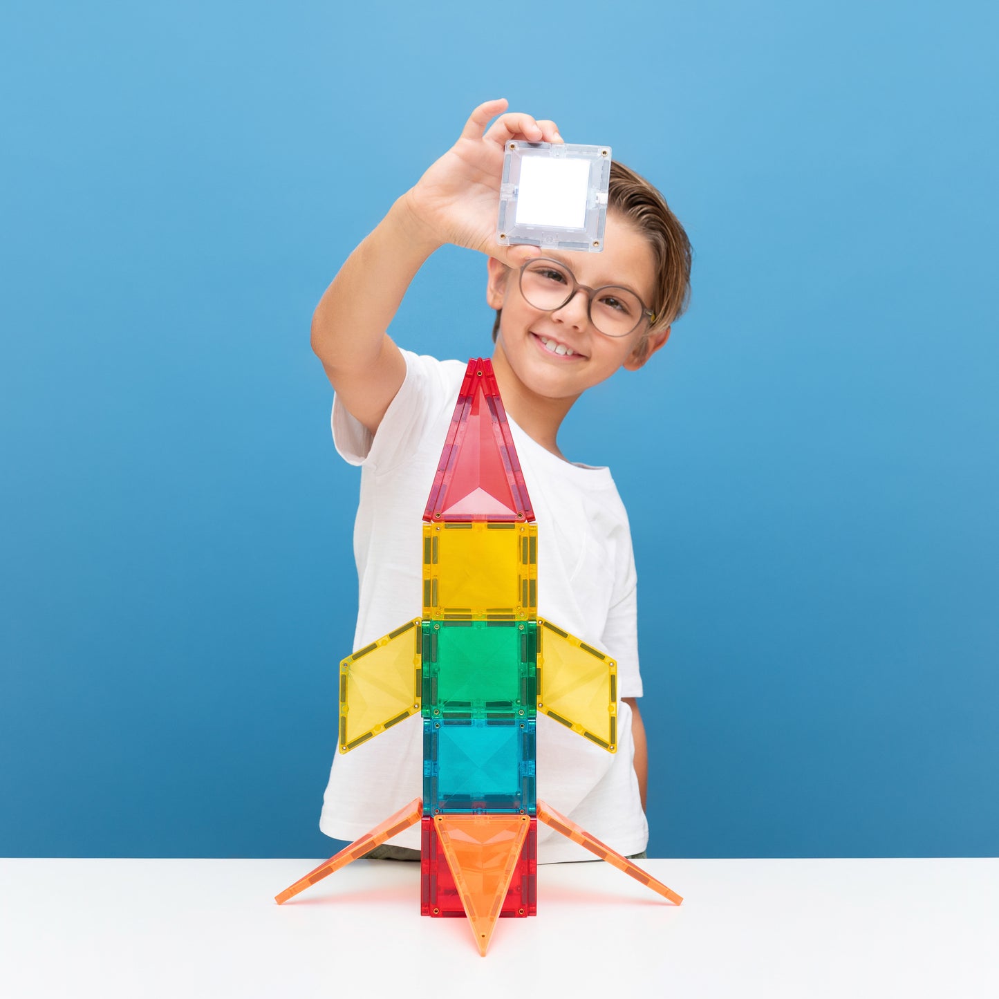 Blocos de construção magnéticos - Light Rocket Pack 30 pc