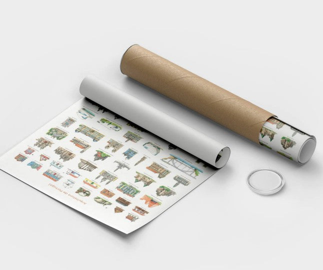 Cartaz Mapa de Portugal