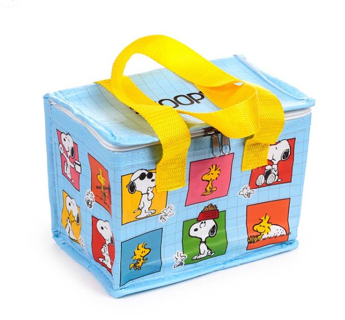 Saco térmico + Lancheira Bento - Peanuts Snoopy & Woodstock