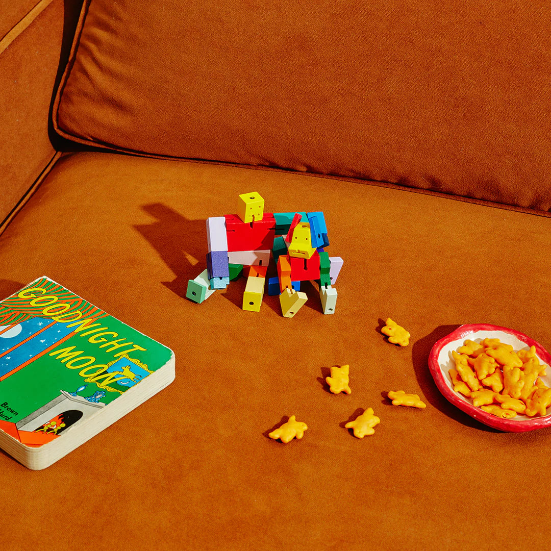 Robô e cão robô de madeira Best Friend Set - Micro