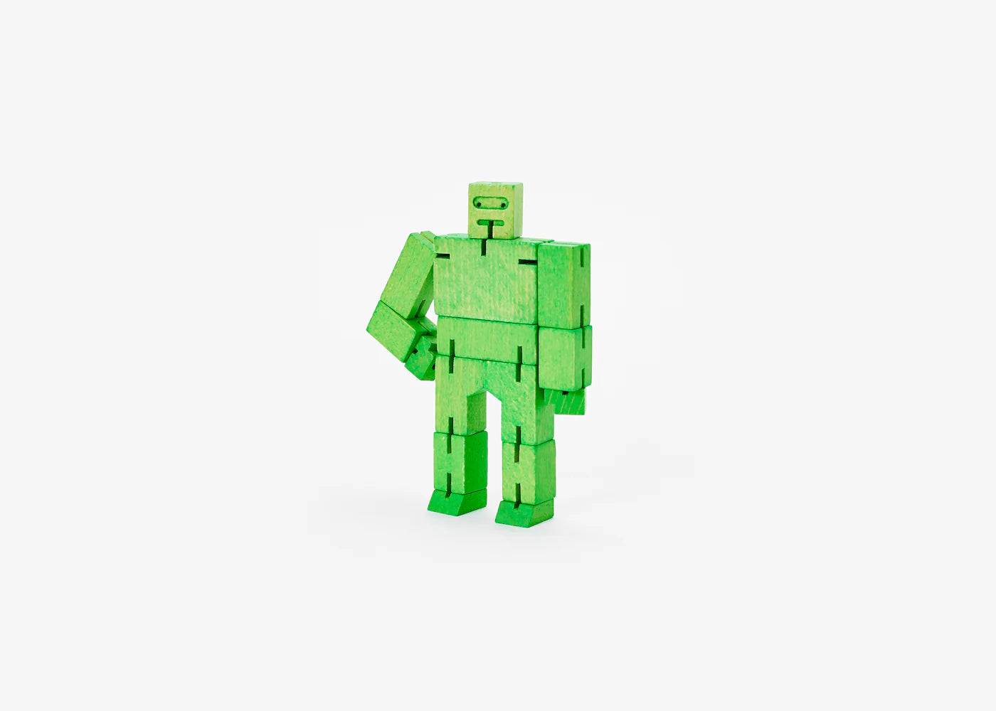 Robô de madeira - Micro (várias cores)