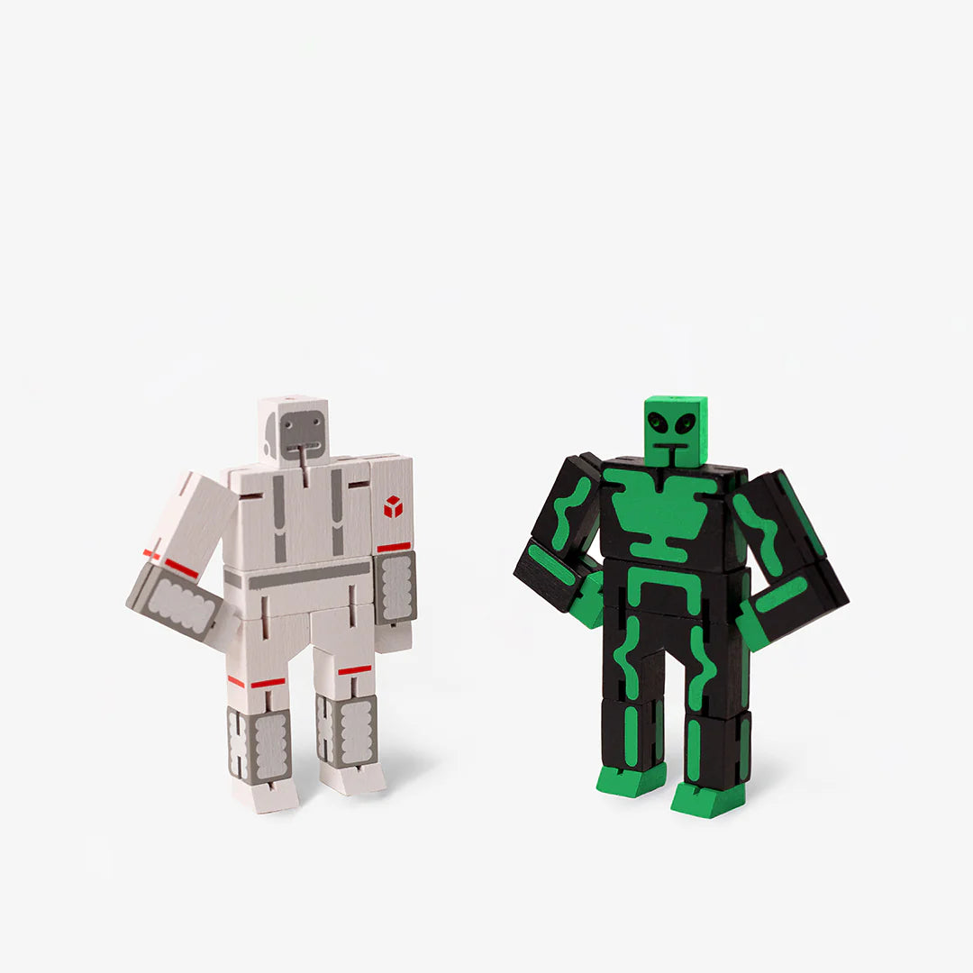 Robôs de madeira Best Friends in Space - Micro