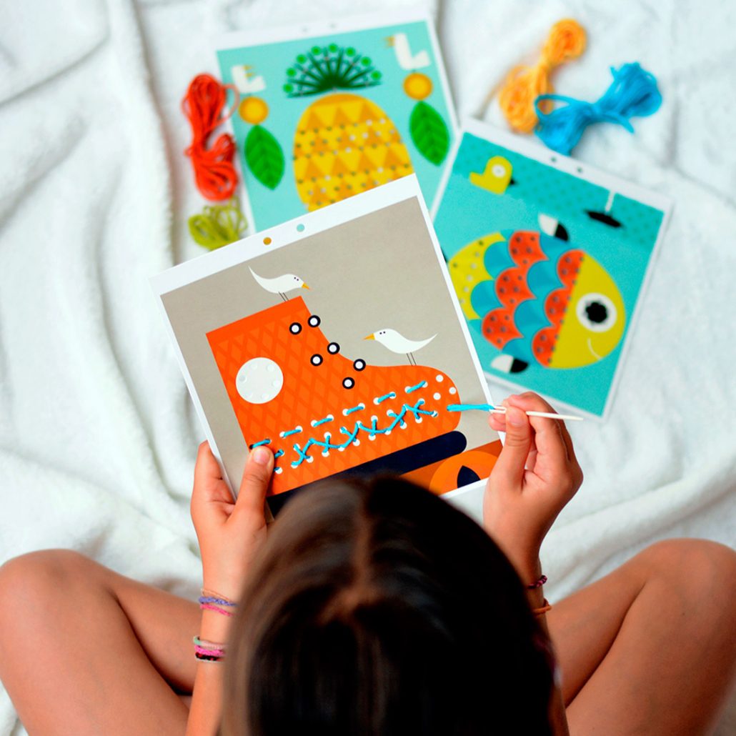 Cardboard Embroidery Kit