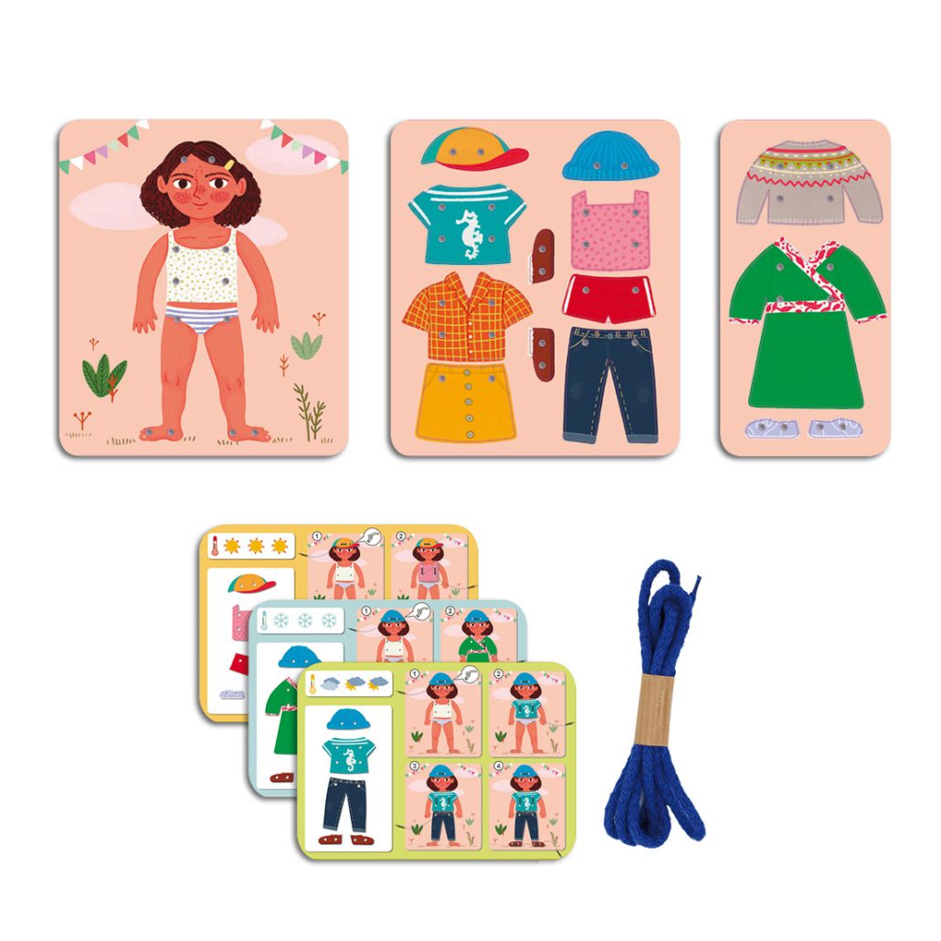 'How do I dress?' lace-up game