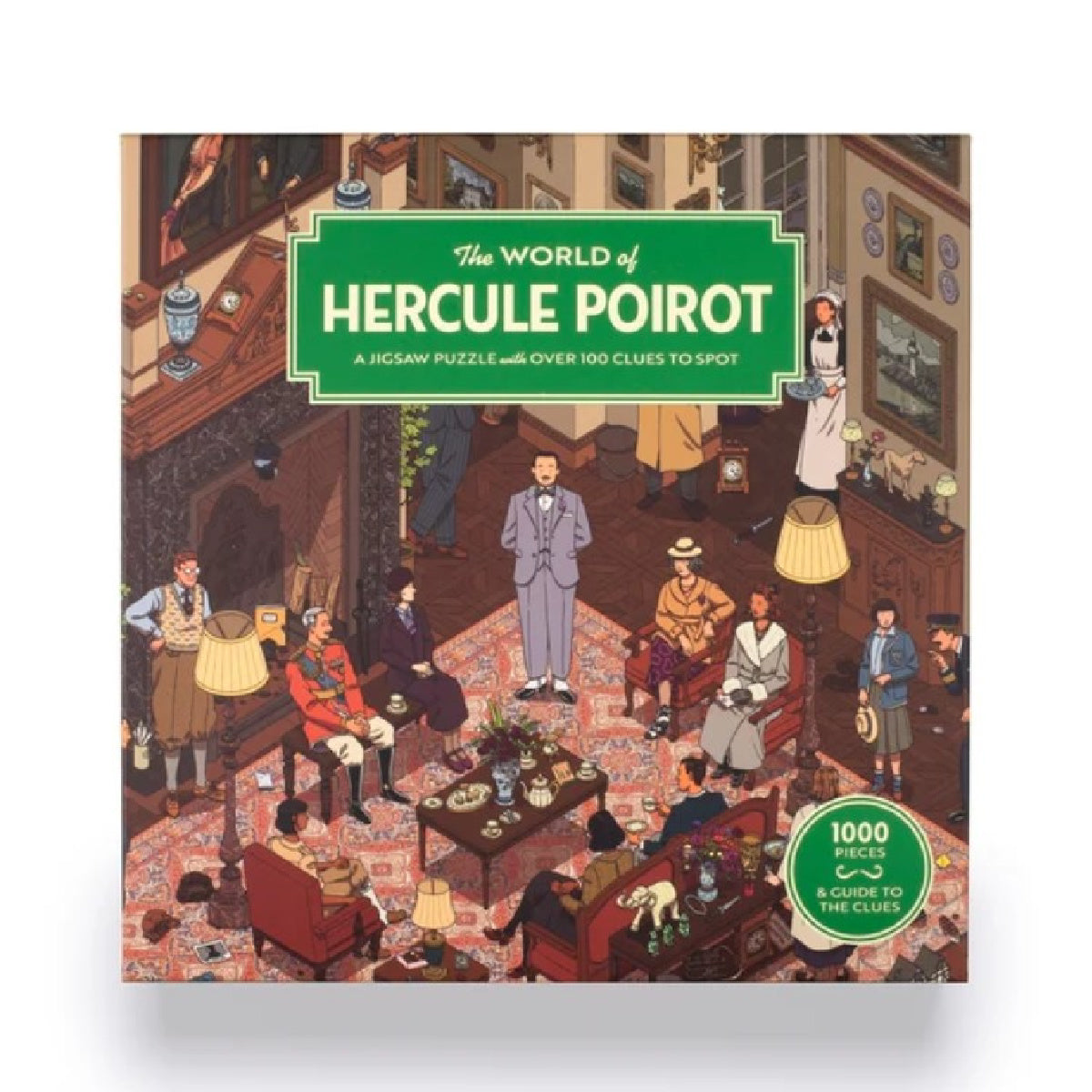 Puzzle 1000 peças - The world of Hercule Poirot