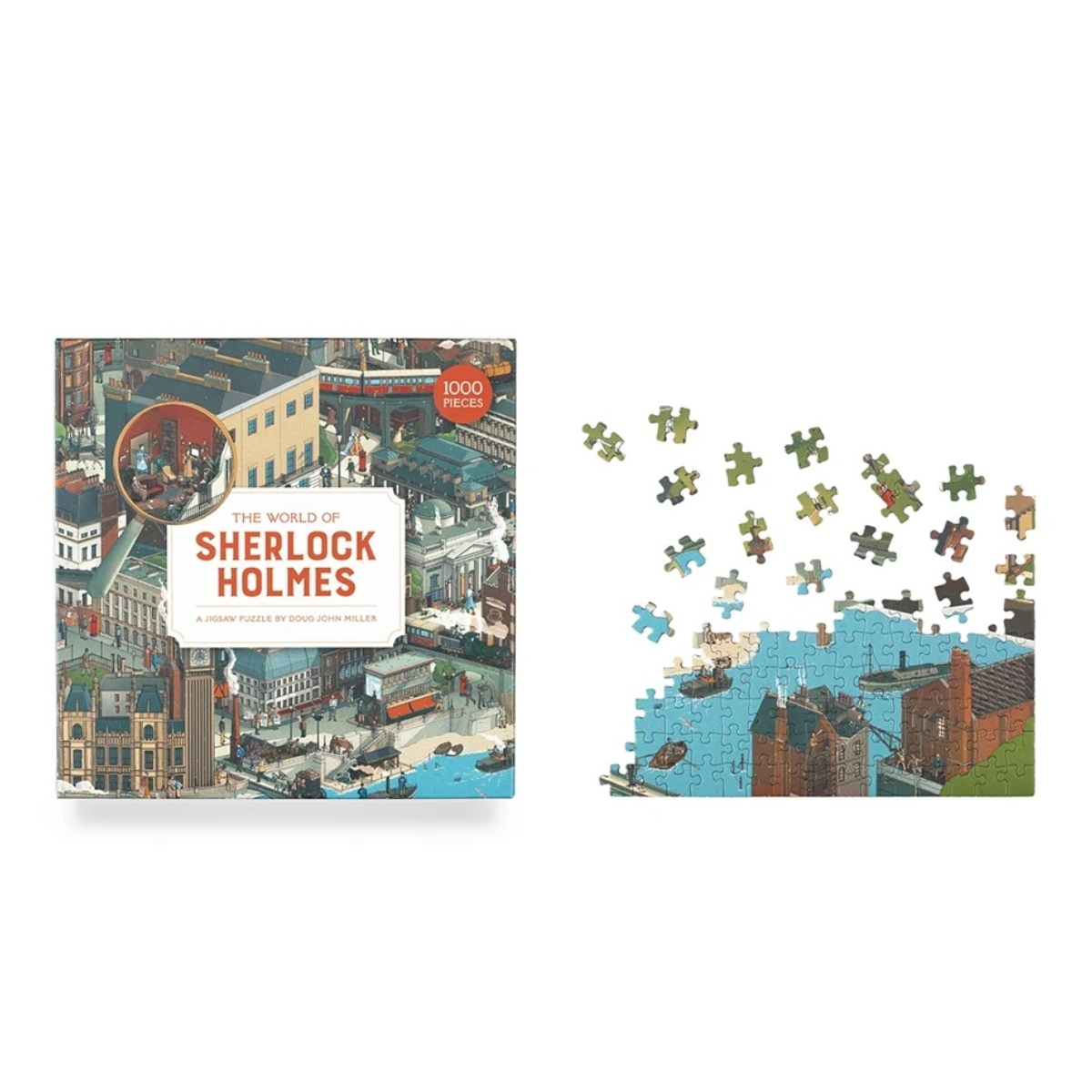 Puzzle 1000 peças - The world of Sherlock Holmes