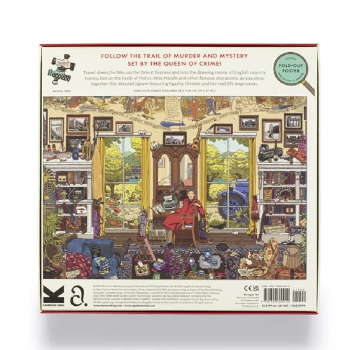 Puzzle 1000 peças - The world of Agatha Christie