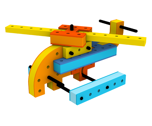 Bloco de Construção - Adventure 54 peças