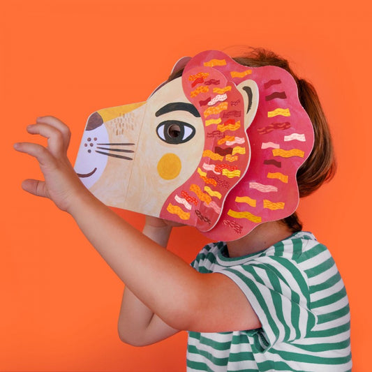 Mask and stickers - Be Wild! Lion!
