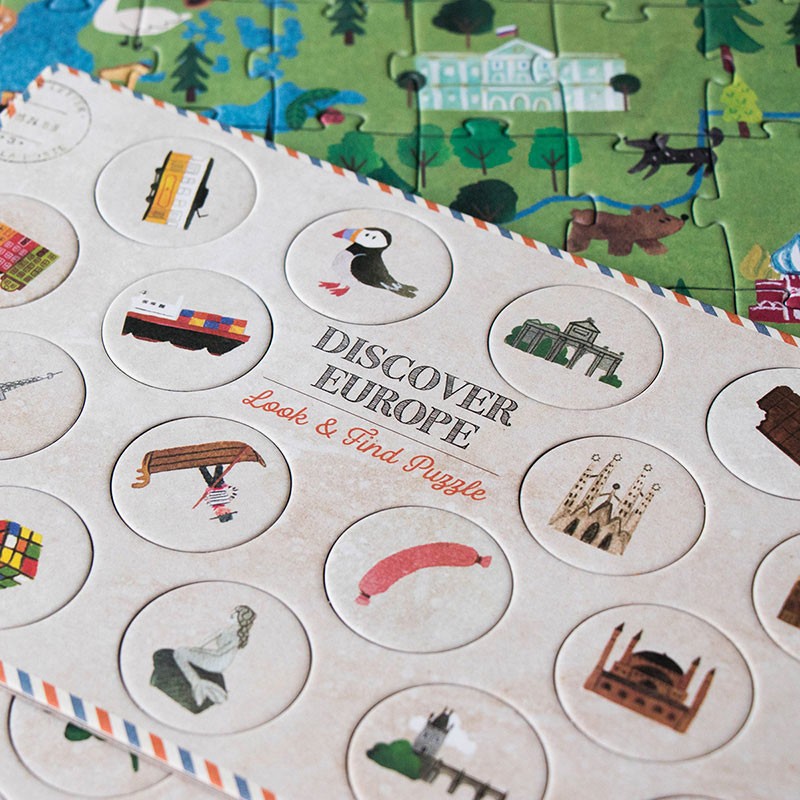 Puzzle 200 peças - Discover Europe