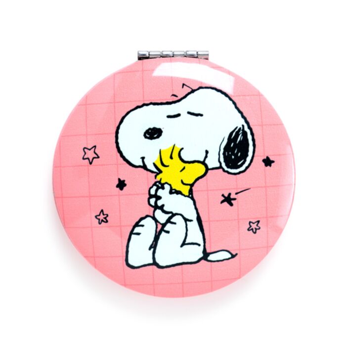 Espelho Compacto Peanuts Snoppy & Woodstock (várias opções)
